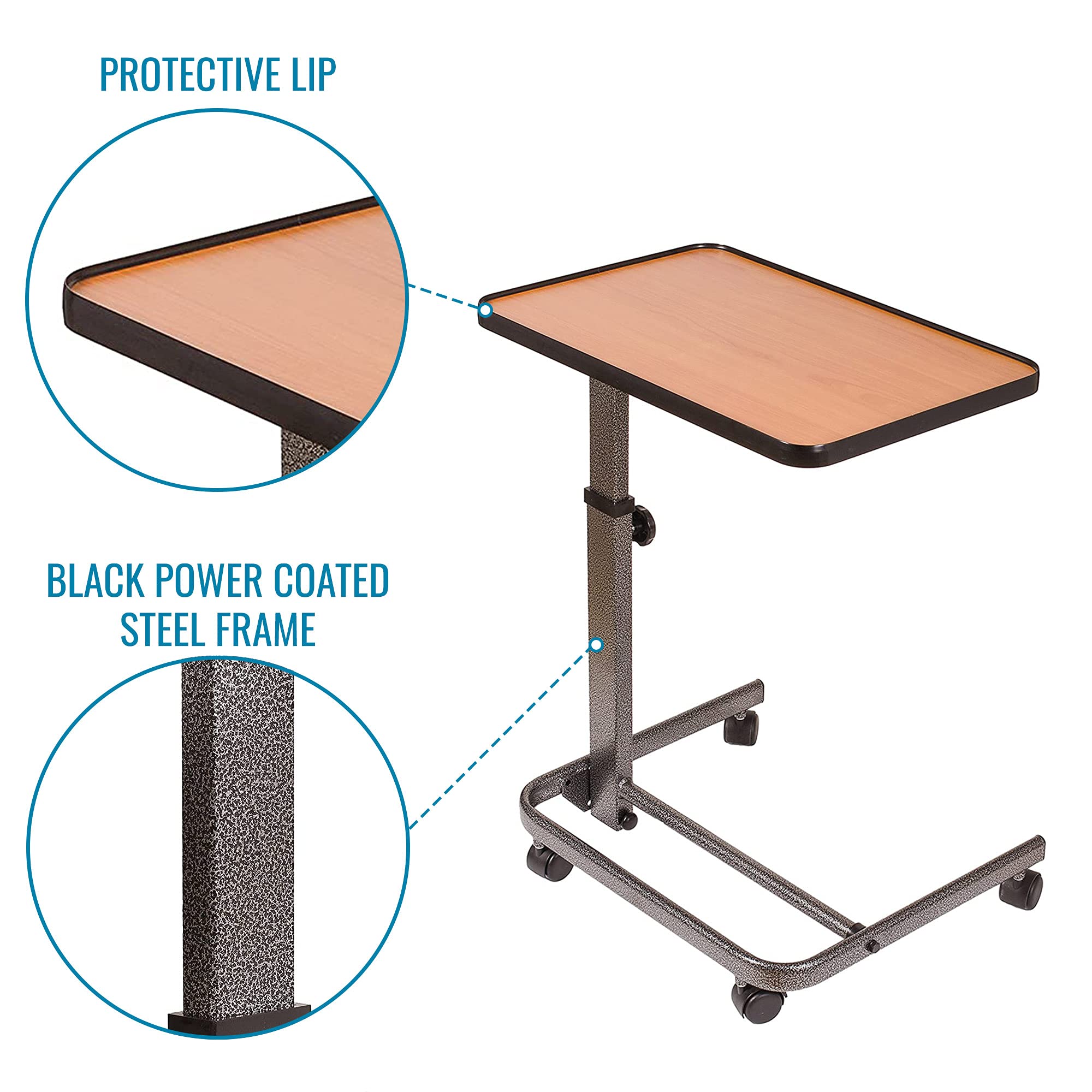 Briggs Healthcare DMI Deluxe Over Bed Top Table Tilt - Image 6