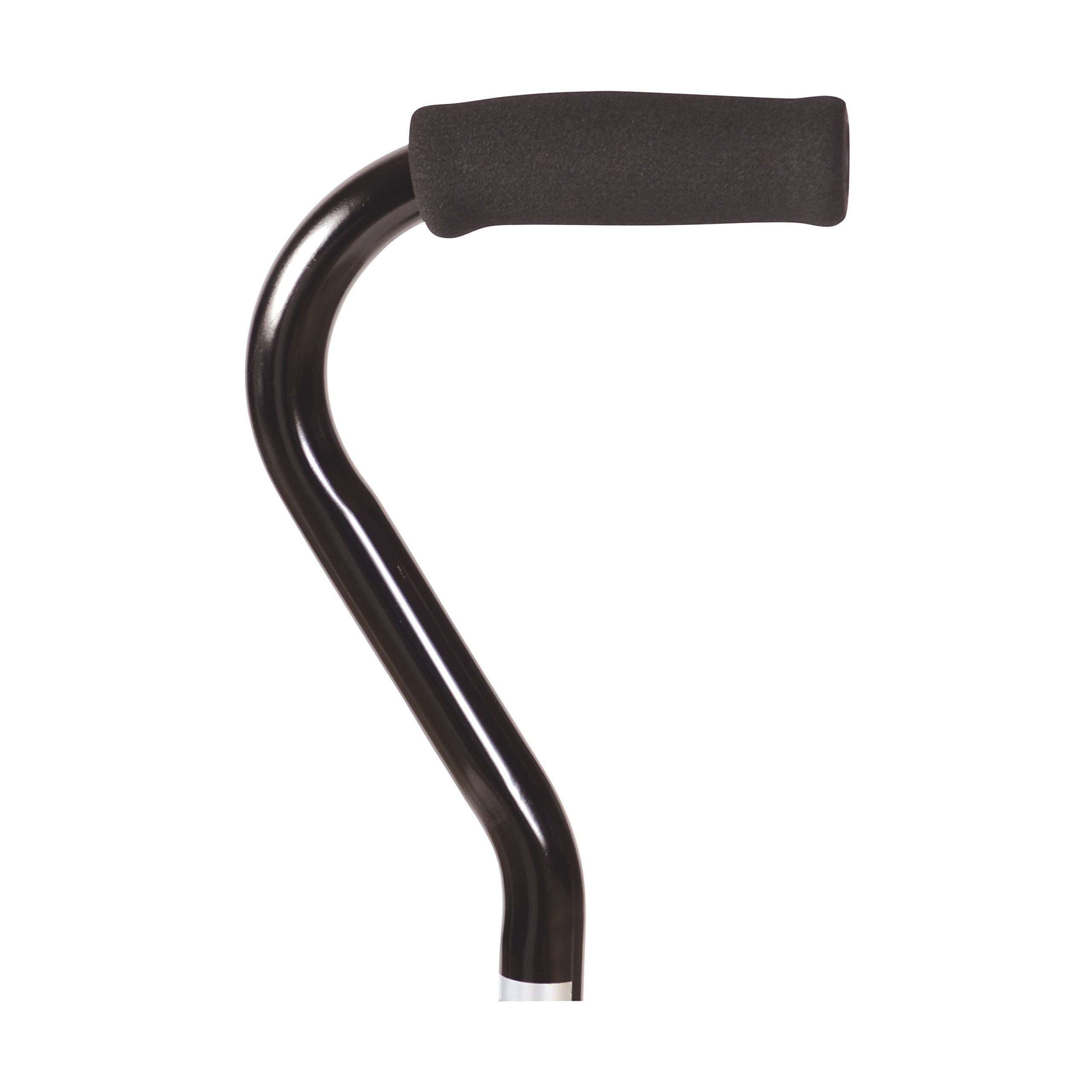 DMI Adjustable Multi-Color Large Base Base Quad Cane, Black - Image 3