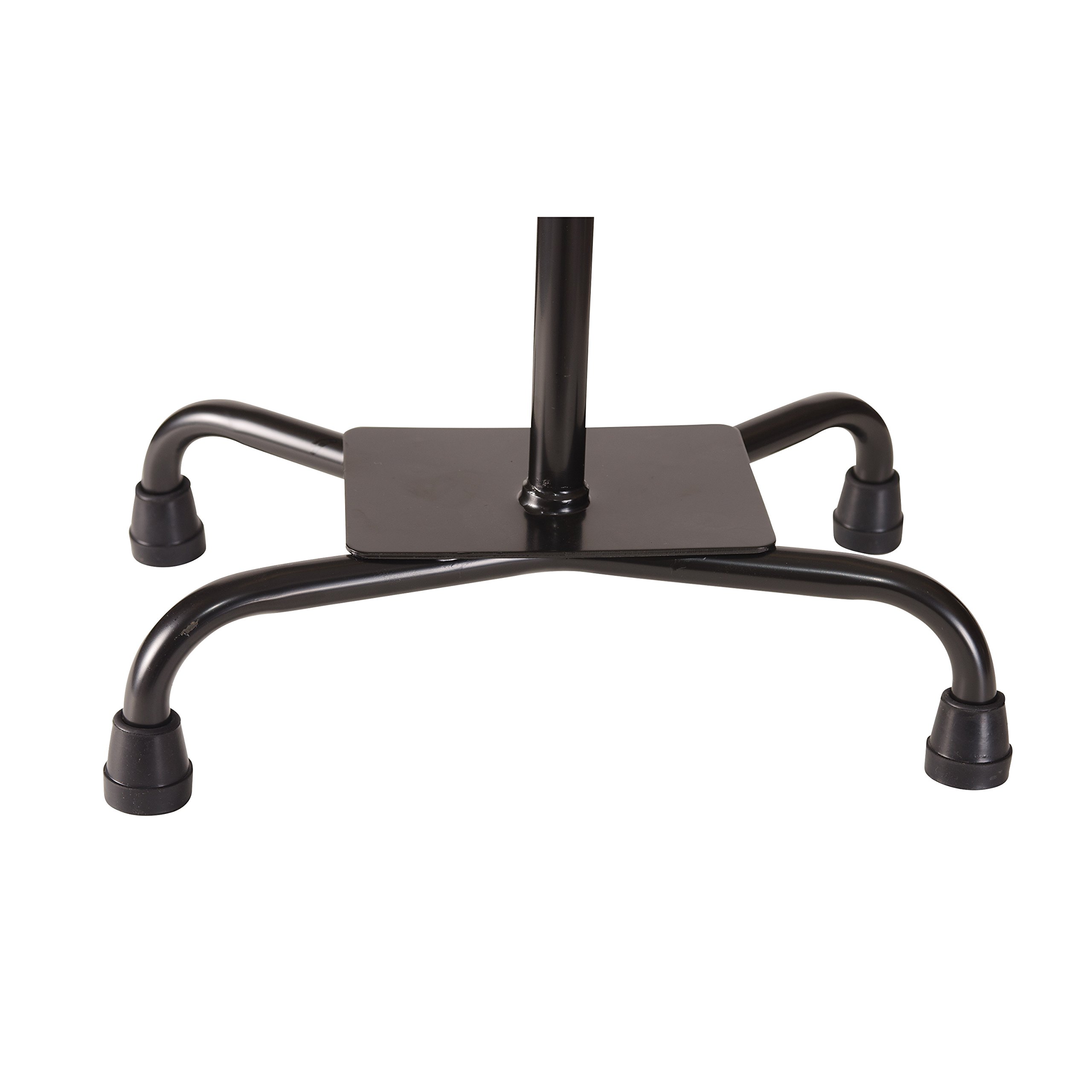 DMI Adjustable Multi-Color Large Base Base Quad Cane, Black - Image 4