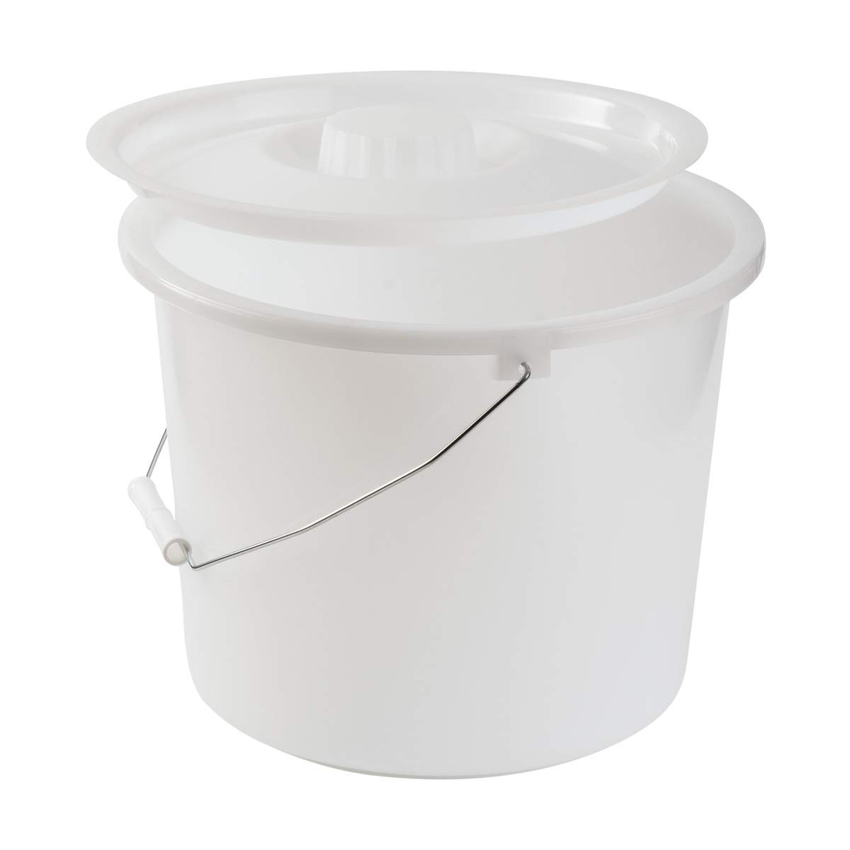 DMI Bedside Commode Replacement Bucket with Lid & Handle, Easy to Clean, Durable or Sturdy, Holds up to 12 Quarts, Universal Pail Chair - Image 5
