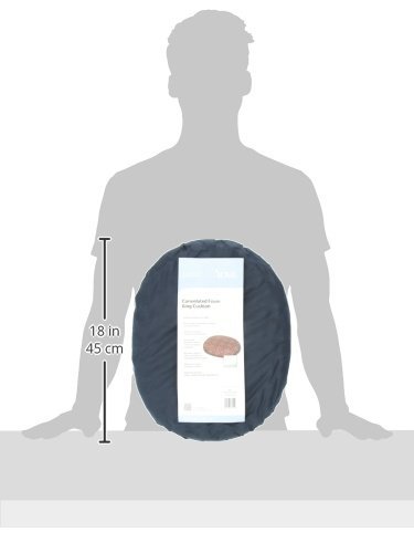 DMI Convoluted Foam Ring Donut Seat Cushion Pillow for Back Pain, Hemorrhoids and After Childbirth, 18 inch, Navy - Image 6