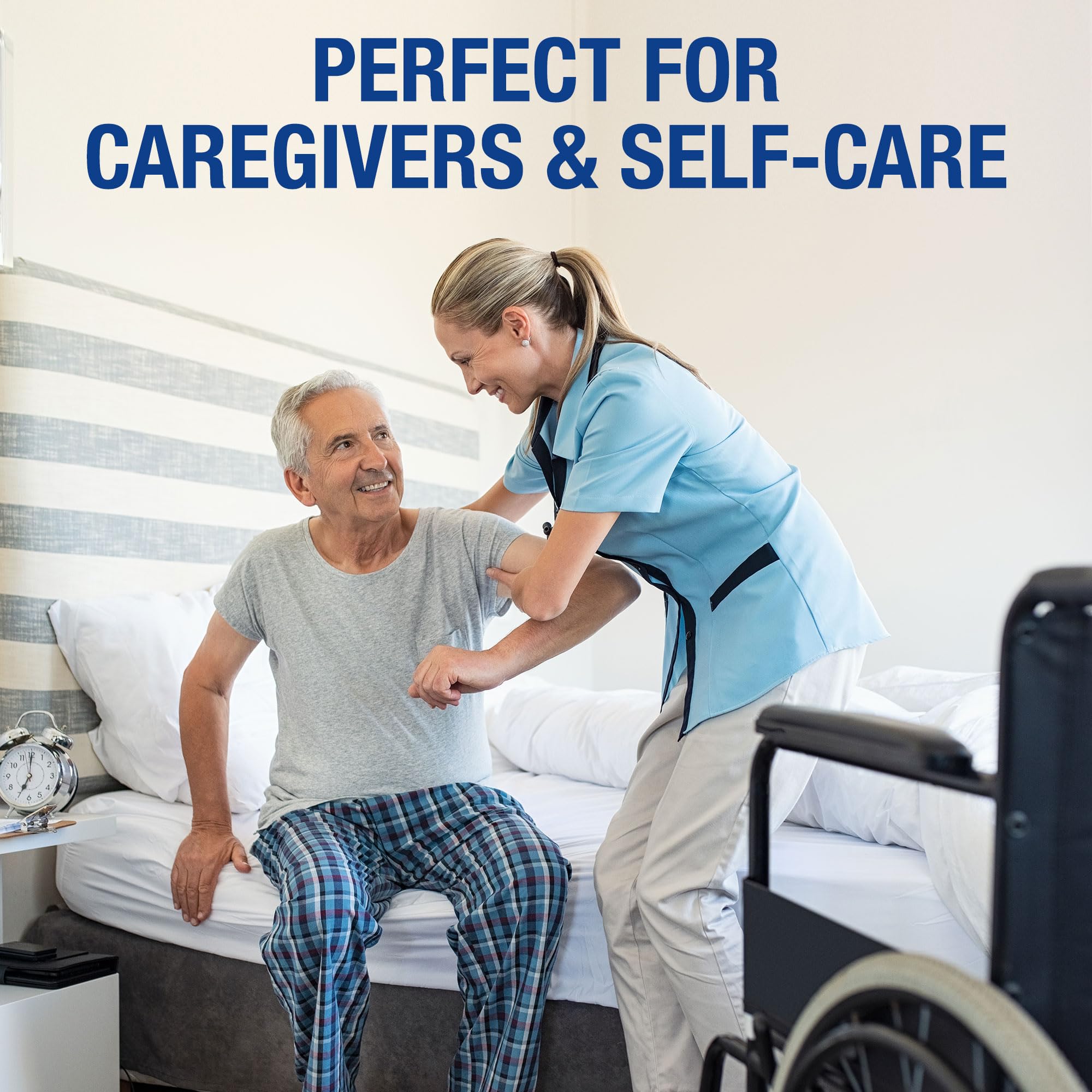 DMI Disposable Commode Liners, Mess Free Clean Up, Easy Tie Handles, Disposable, FSA & HSA Eligible, Dark Blue Color, 7 Pack of 7 liners - Image 6