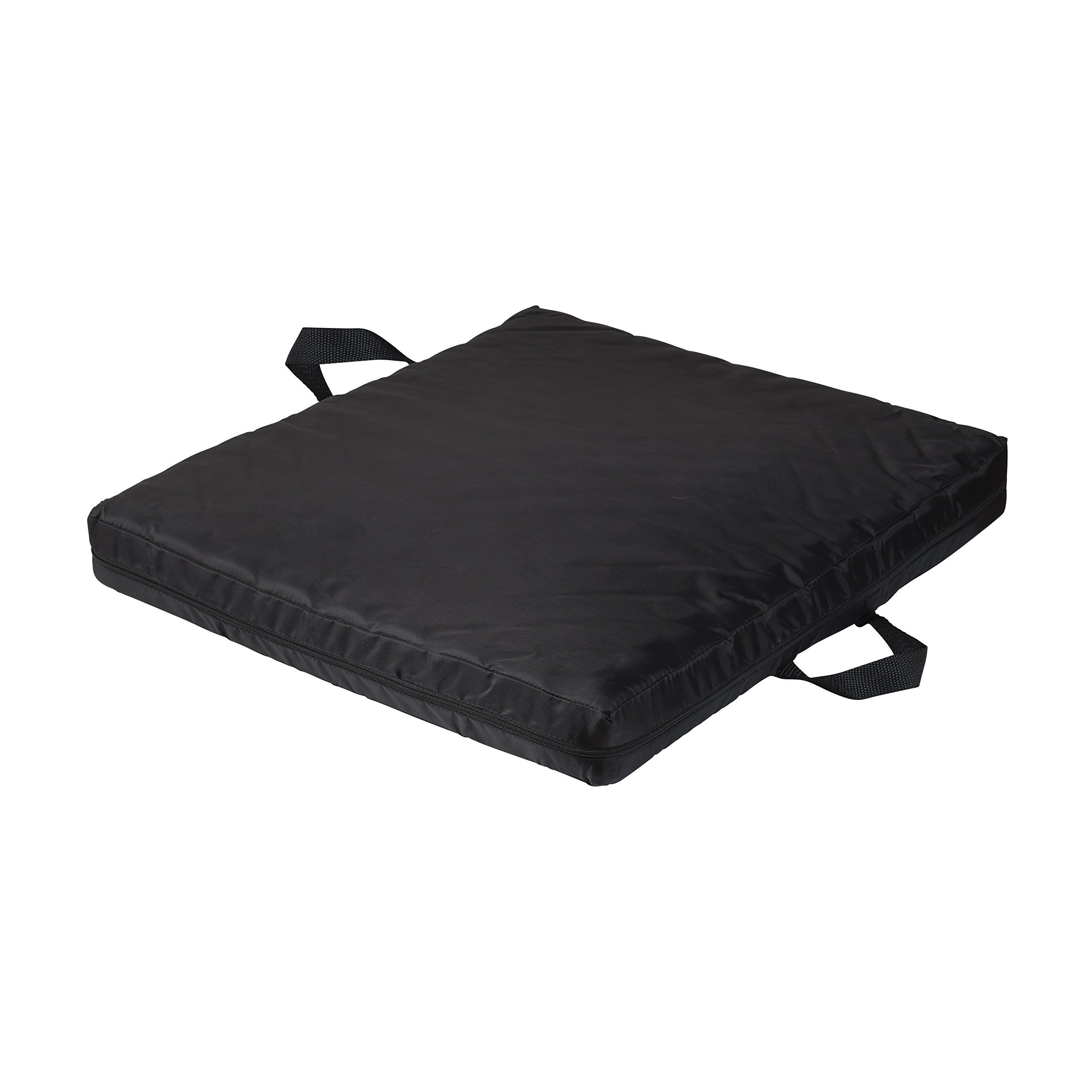 DMI Gel Foam Wheelchair Seat Cushion for Pressure Relief, Ideal for Office, Kitchen, Wheelchairs, and Cars, Coccyx, Sciatia & Tailbone Pain Relief, With Waterproof Cover, 18 x 20 x 2.5 Inches, Black - Image 3