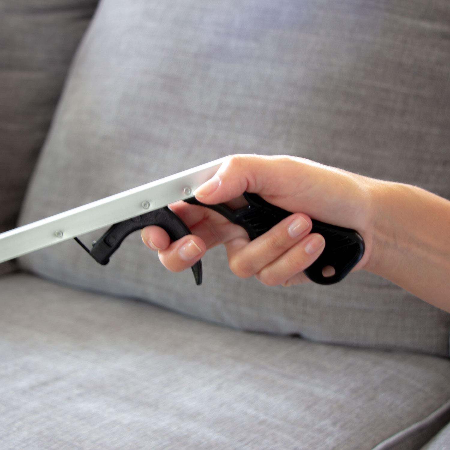 DMI Reacher Grabber Tool for Elderly, Disabled or After Surgery Recovery, Claw Grabber, Reaching Assist Tool, Trash Picker, Hand Gripper, Arm Extension, 26 Inches, Non Folding, Magnetic Claw - Image 4