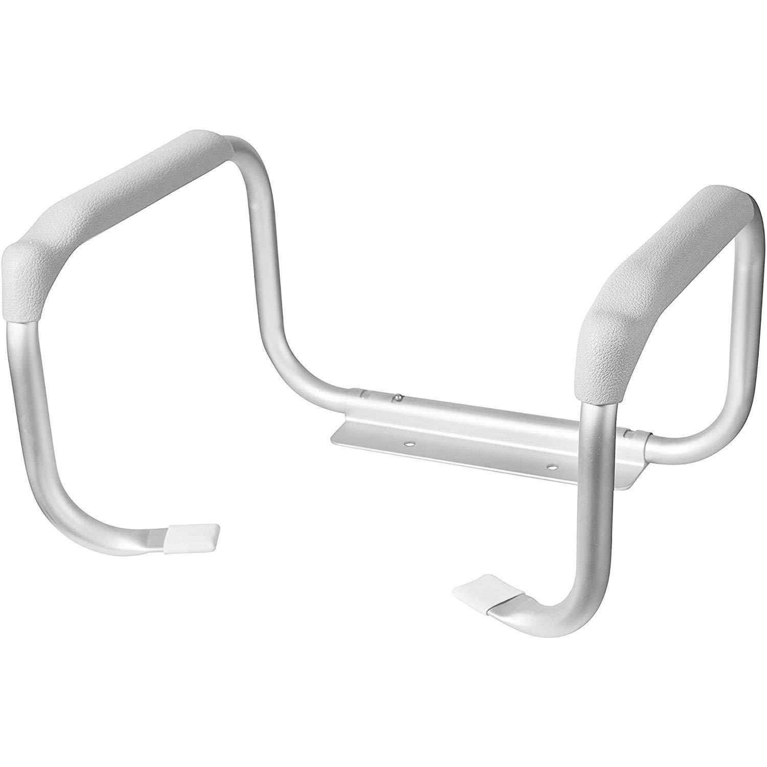 DMI Toilet Safety Rails Toilet Handles for The Elderly Toilet Safety Handrails Frame Easy Assembly with no Tools, White - Image 3