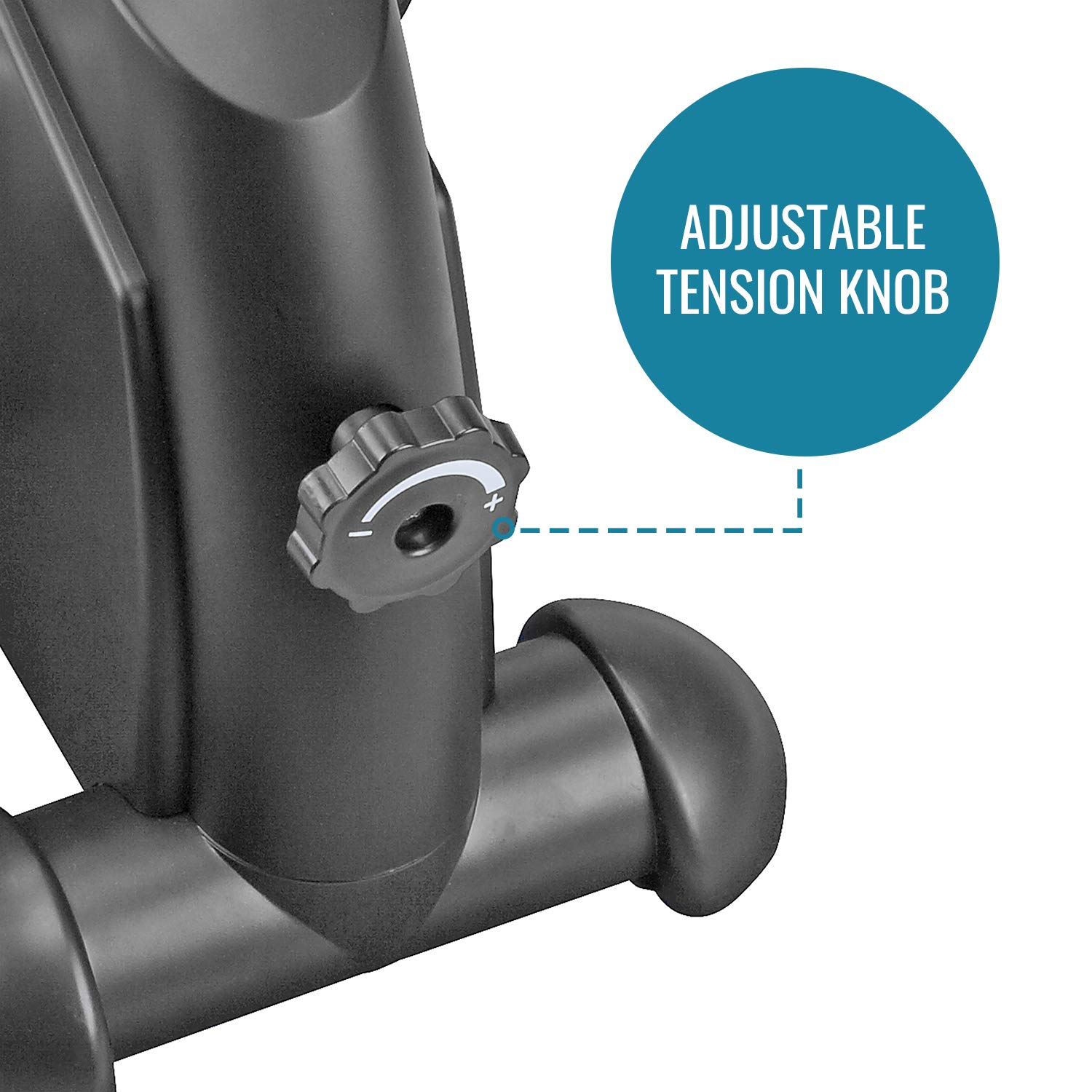 DMI Under Desk Bike Pedal Exerciser, Ellipse Leg Exerciser & Under Desk Elliptical with LCD Display, Leg Exerciser While Sitting For Seniors, Work From Home Essentials, Mat and Batteries Included - Image 6