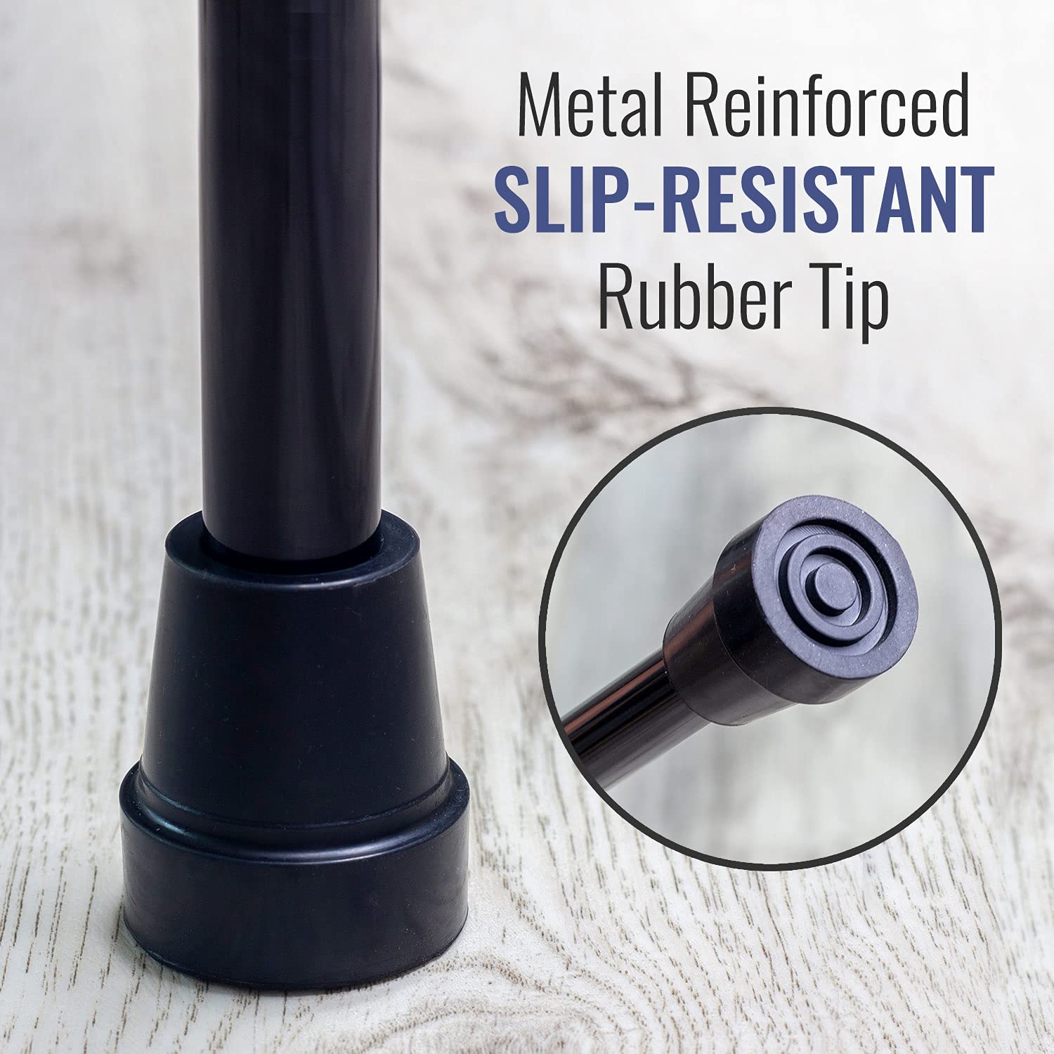 DMI Walking Cane for Adult Men and Women, FSA Eligible, Lightweight and Adjustable, Ergonomic Hand Grip and Wrist Strap - Image 5