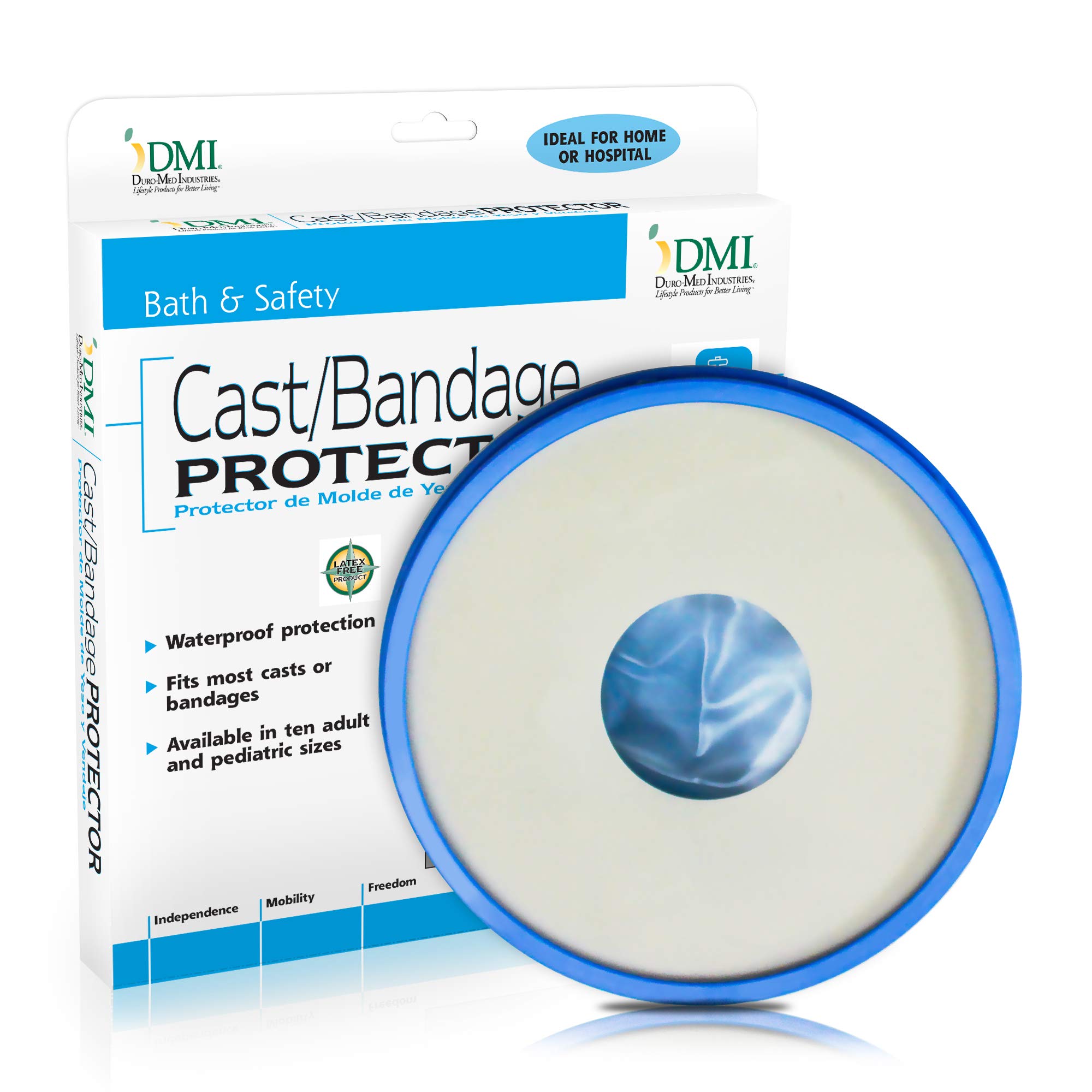 DMI Waterproof Cast Cover, Wound Barrier & Bandage Protector, Reusable with a Watertight Seal for Showers, Baths and Pools, Fits Adult Large Leg up to 42 Inches in Length, Long Leg - Image 8