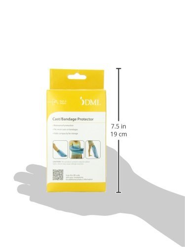 DMI Waterproof Leg Cast and Bandage Protector, 13 x 41 inches, Blue - Image 3