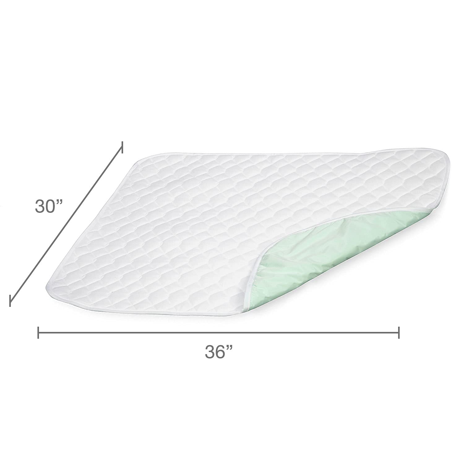 DMI Waterproof Sheet to be Used as a Bed Pad,Bed Liner,Mattress Protector,Pee Pad,FSA and HSA Eligible,Furniture Cover with Quilted Slide Sheet and 3 Layers of Protection,Without Straps,30 x 36 - Image 4