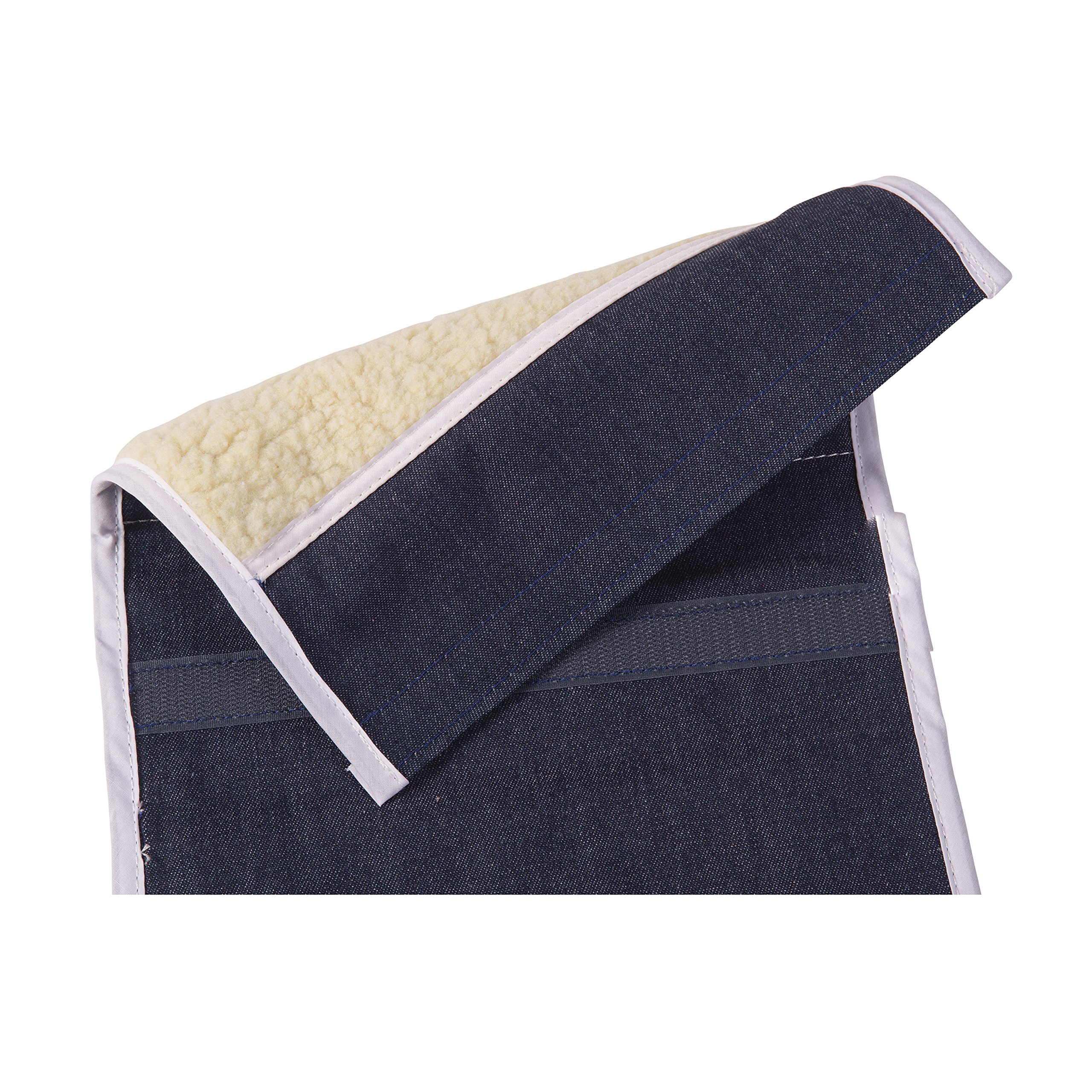 DMI Wheelchair Arm Pads, Wheelchair Armrest Pouch, Wheelchair Arm Pouch, Denim, Pair of 2 - Image 3