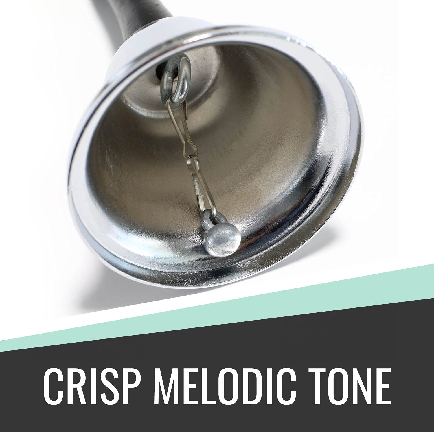 Duro-Med Call Bell, Silver and Black - Image 3