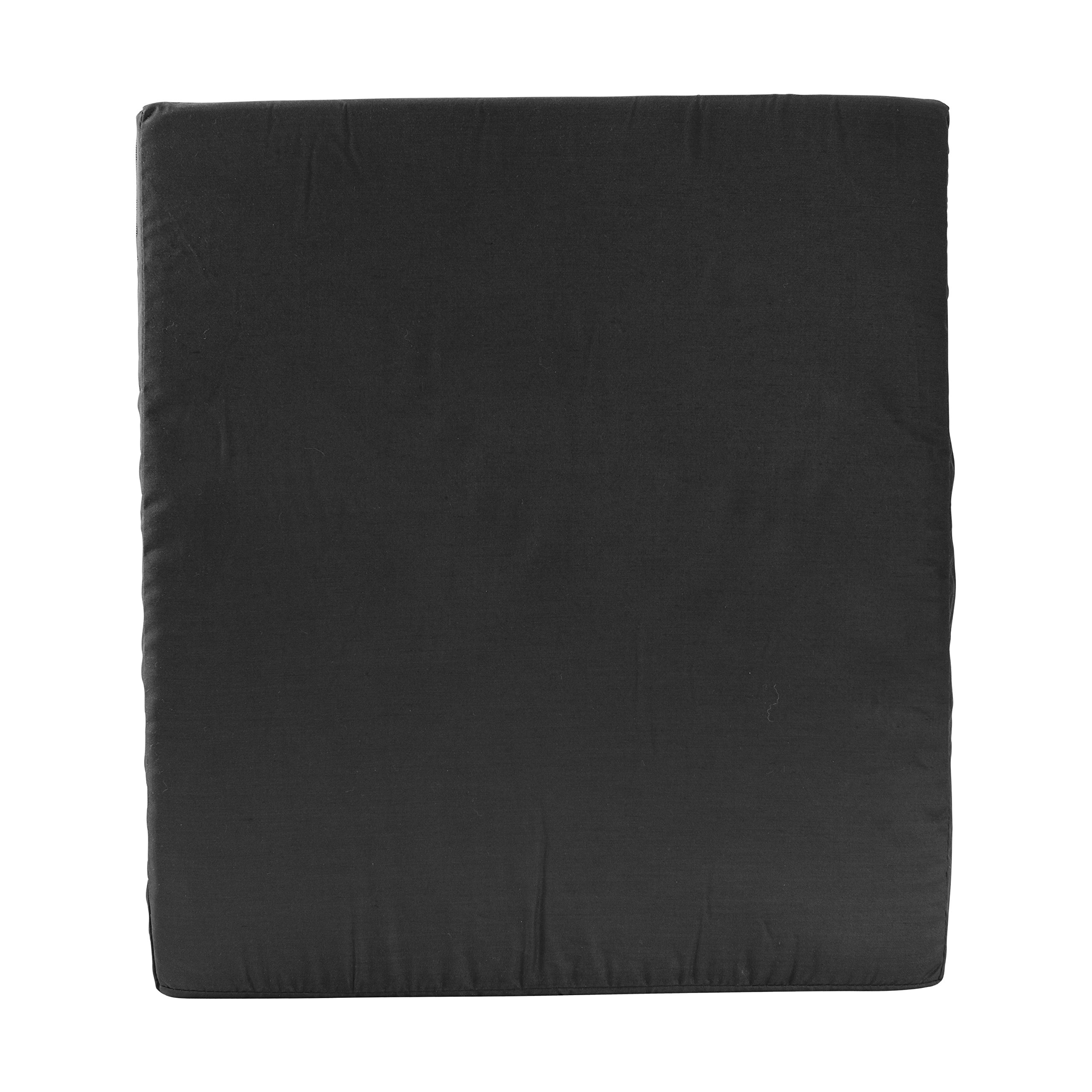 MABIS Natural Pincore Foam Comfort Seat Cushion Support for Chairs and Wheelchairs with Nylon Oxford Cover, 16 x 18 x 3 inches, Black - Image 7